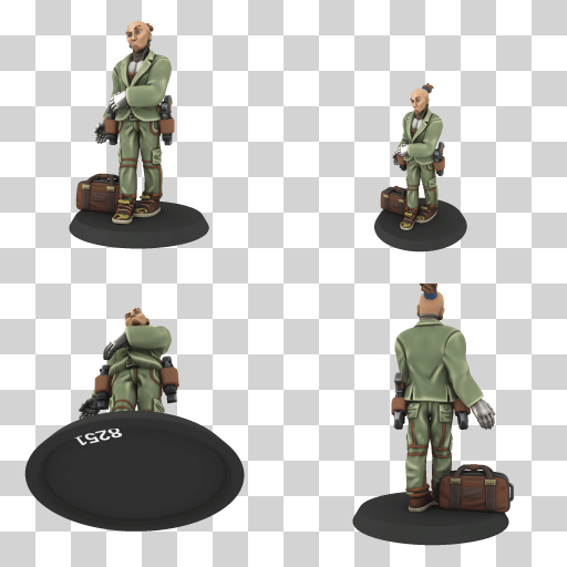 Creating a Cowboy Bebop mini with Hero Forge