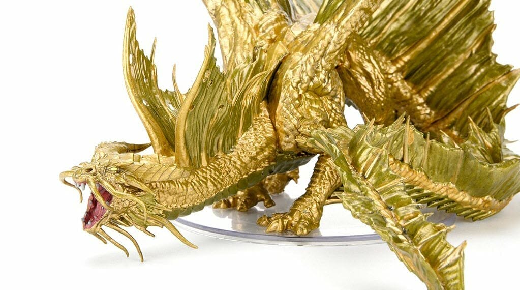 WizKids’ regal D&D adult gold dragon premium figure goes on pre-order