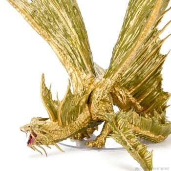 WizKids' regal D&D adult gold dragon premium figure 
