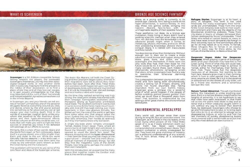 SCAVENGER Quickstart