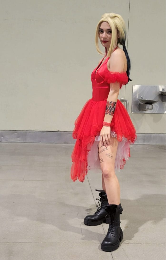 Harley Quinn Red Dress cosplay