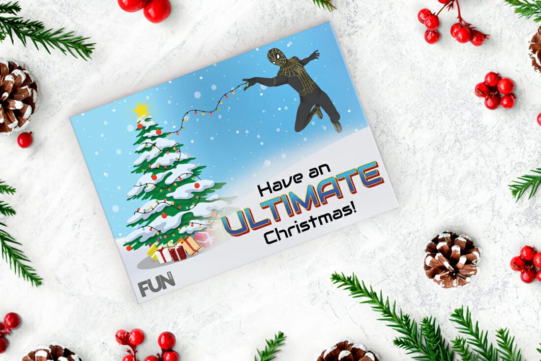 Spider-man holiday card