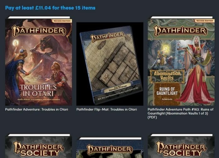 Pathfinder Second Edition Beginners Bundle