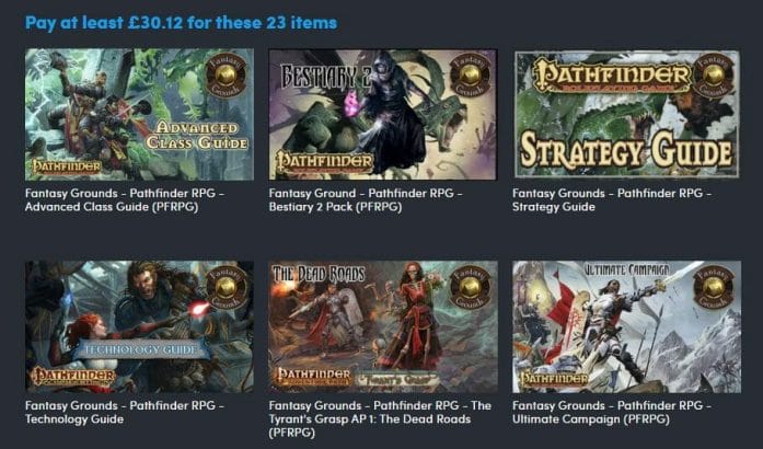 Fantasy Grounds Unity: Ultimate GM Kit For Pathfinder