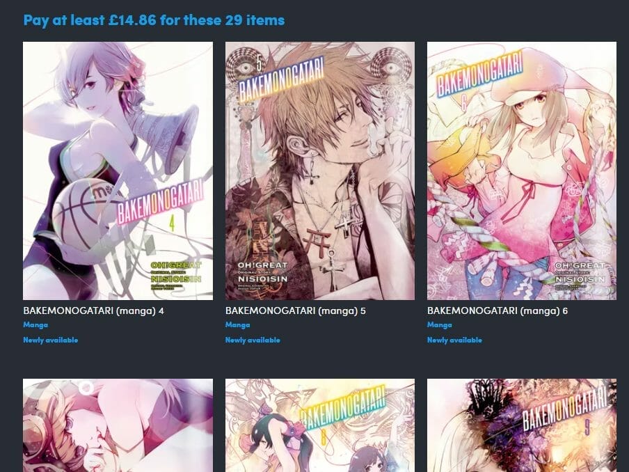 Monogatari Returns bundle