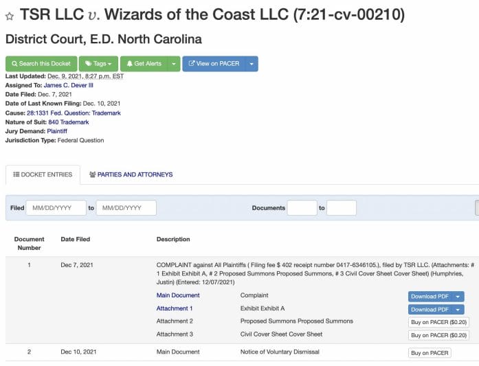 TSR v WotC