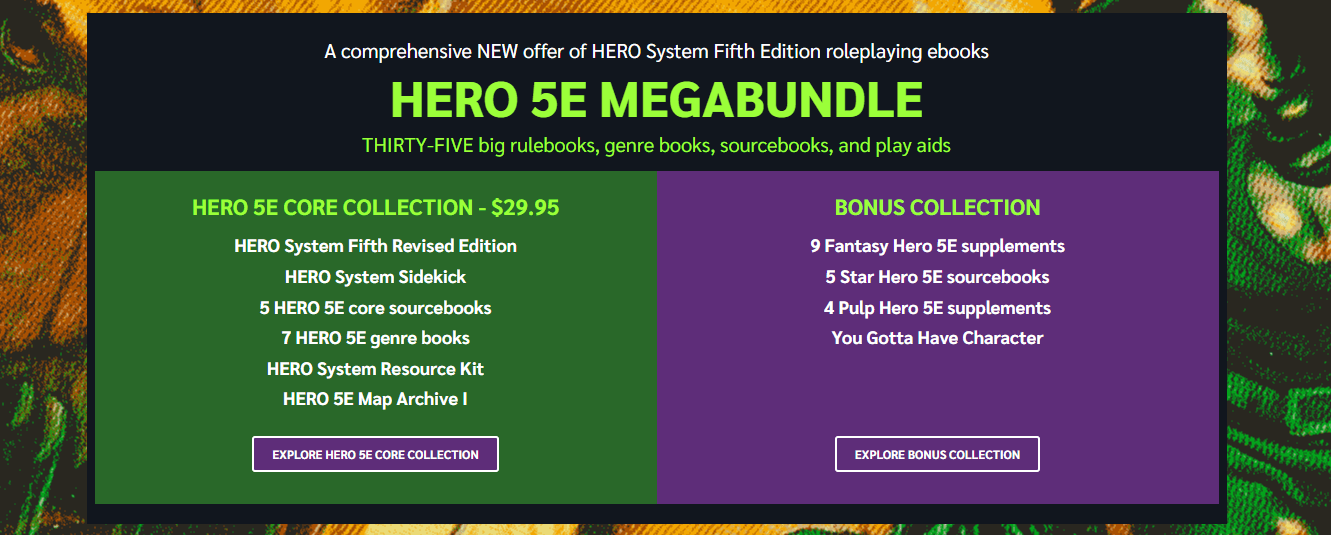 Hero Games Hero System 5th ed New Hero System Sidekick Revised 