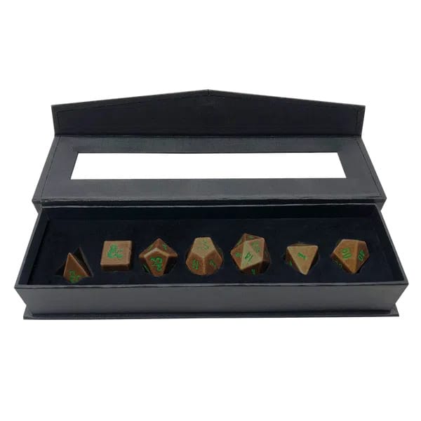Heavy Metal: Feywild dice (copper & green)