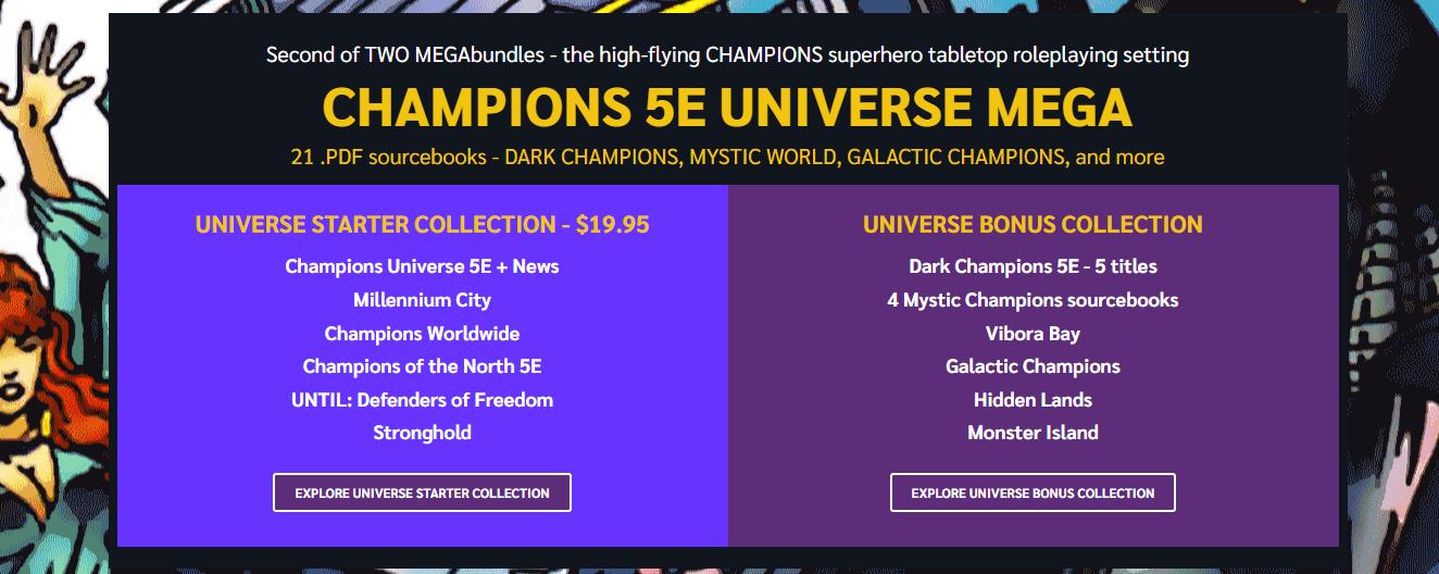 Champions 5e Universe Mega