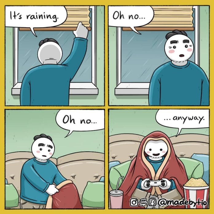 Don't let the weather ruin your New Year Day plans (the comic)