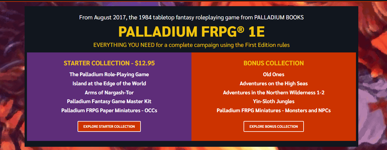 Palladium FRPG 1e