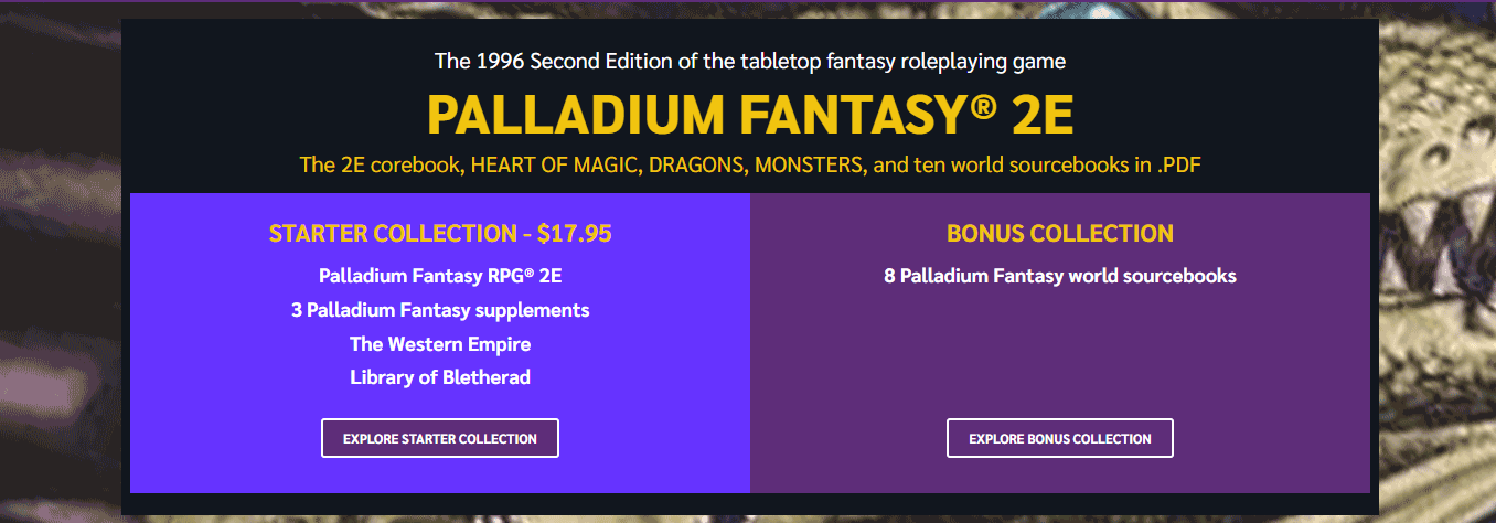 Palladium Fantasy 2e