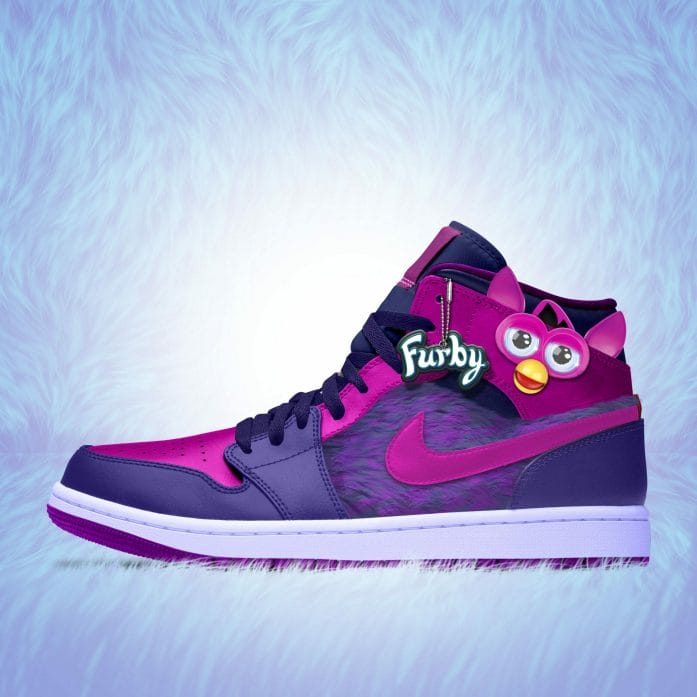 "The Furbys" - Furby x Air Jordan 1 - geek culture concept shoes from The Sole Supplier