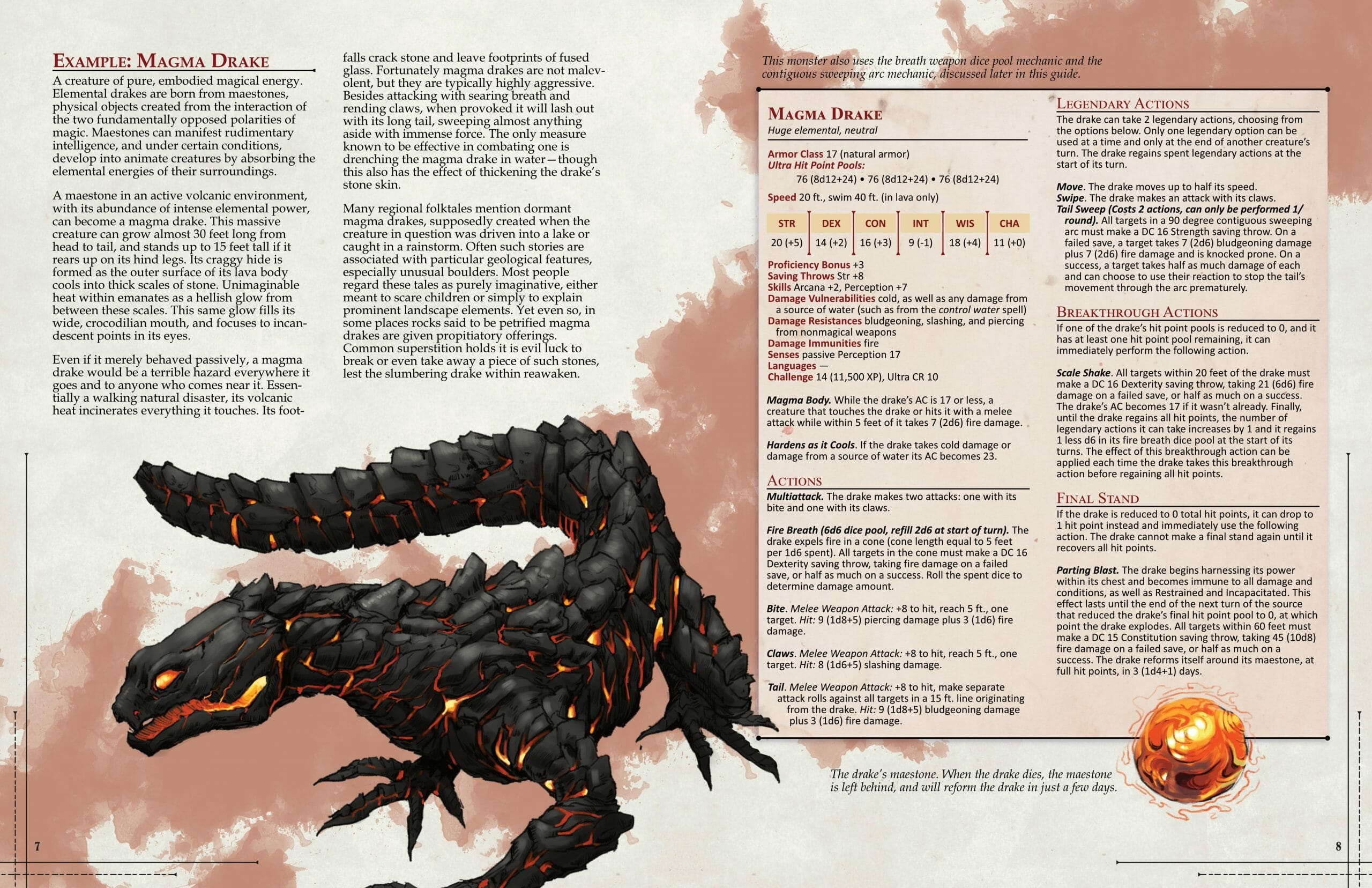 Additional Monster Mechanics 5e previews