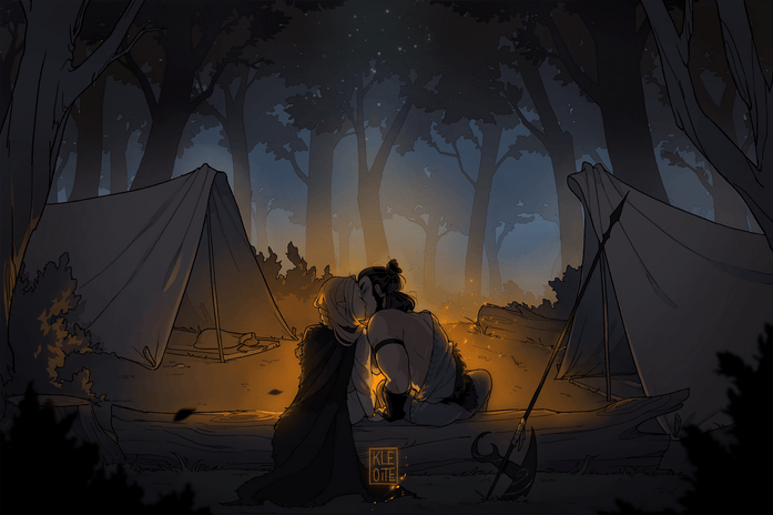 DND: Campfire by Kleoite