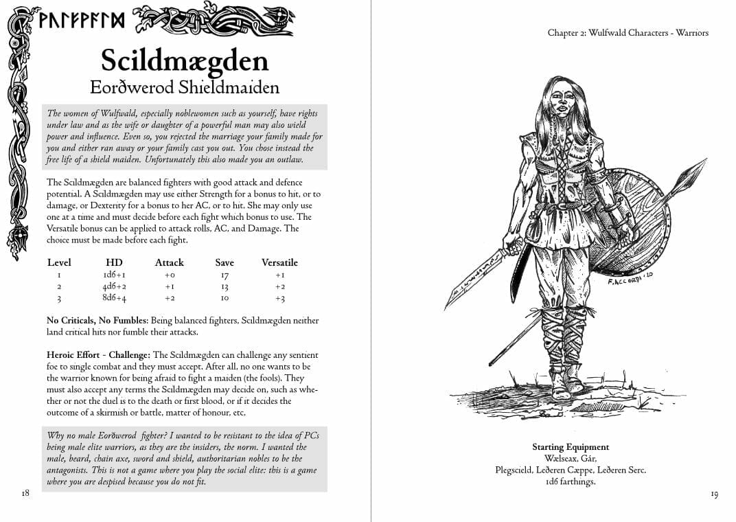 Wulfwald RPG Shield Maiden