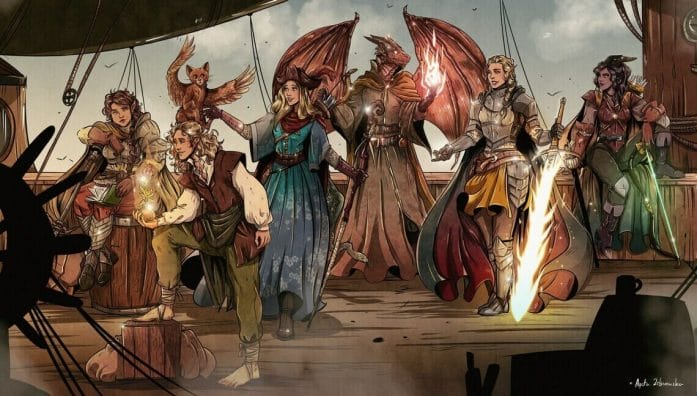 Agata Żebrowska: Commission your D&D group portrait