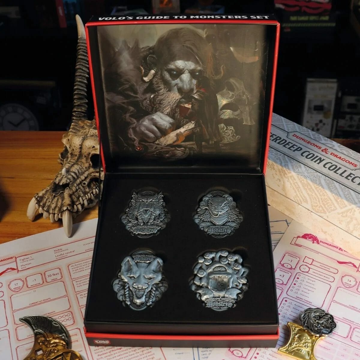 Limited edition Volo's Guide to Monsters Medallion Set