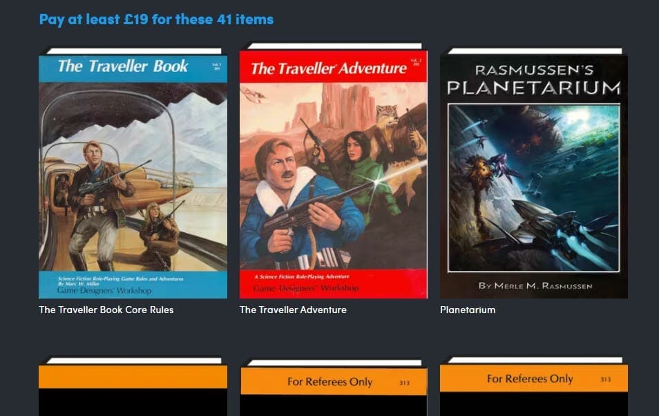 Marc Miller's classic Traveller sci-fi RPG