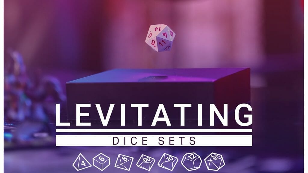 These dice float in the air Conflict Games' Levitating Dice