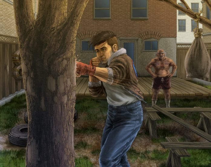Fight to Survive's backyard training