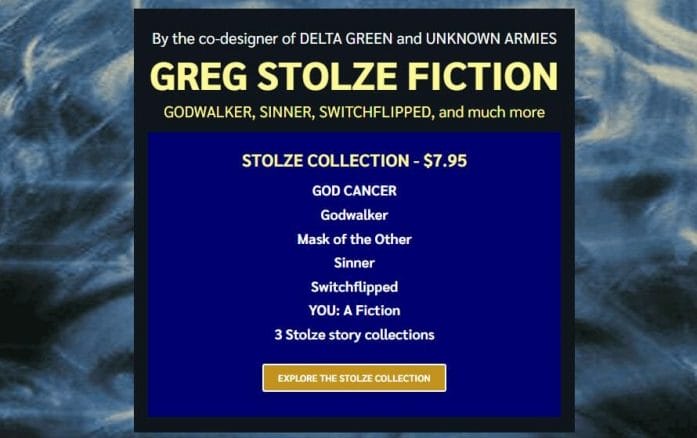 Greg Stolze fiction