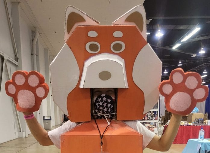 Mei Mei’s Cardboard Red Panda