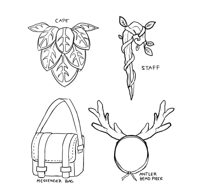 Druid kobold accessories