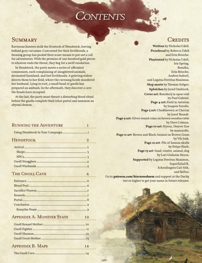 Blood and Claw 5e
