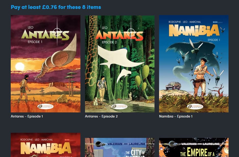 European Sci-Fi and Fantasy comics