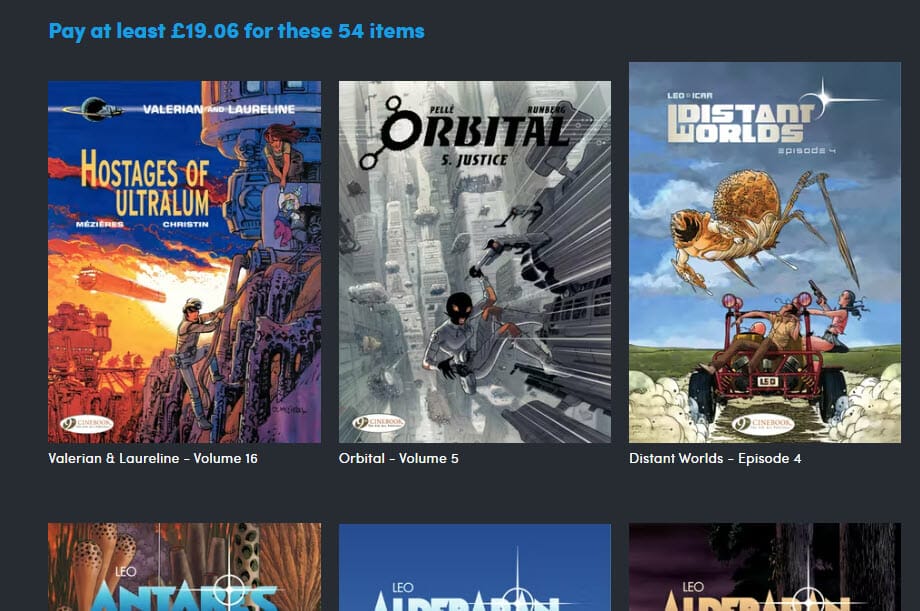 European Sci-Fi and Fantasy comics