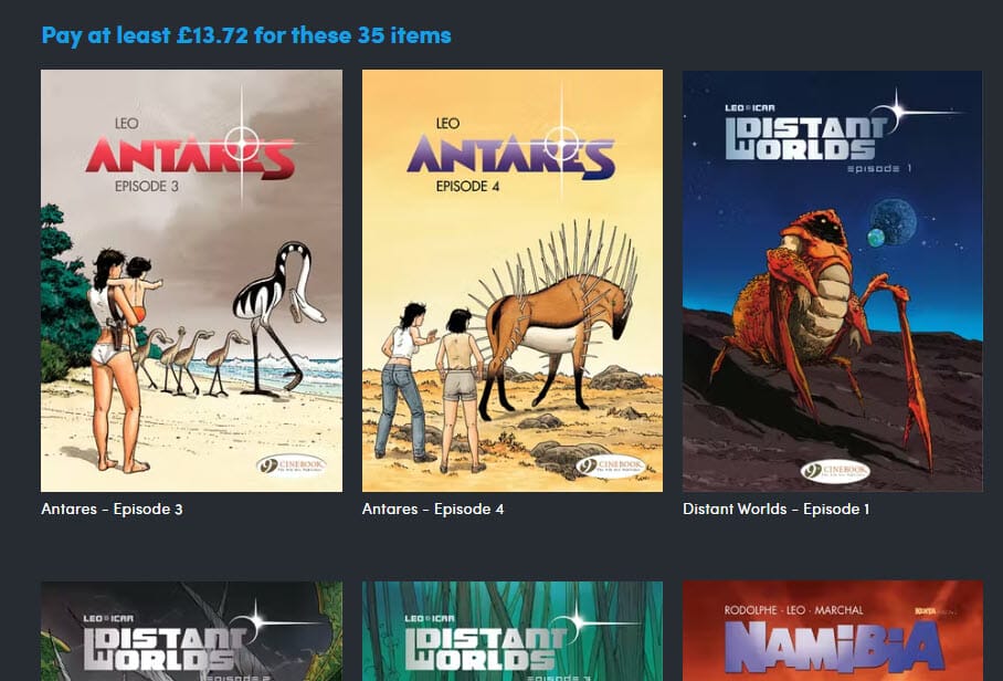 European Sci-Fi and Fantasy comics