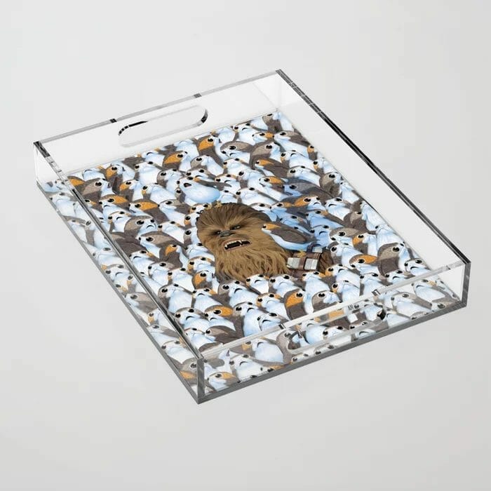 "Porg Madness" by Jason Raish Acrylic Tray #starwarsday