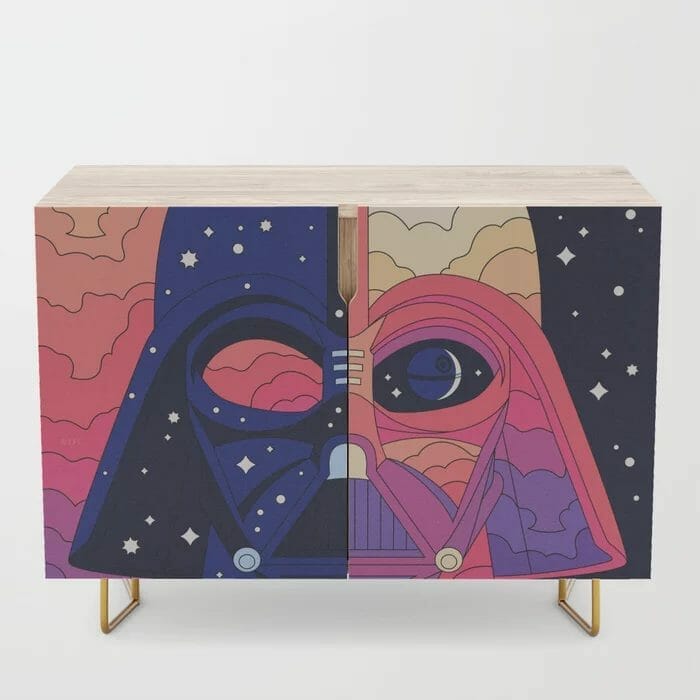 "The Dark & The Light - Darth Vader" by Berlin Michelle Credenza #starwarsday