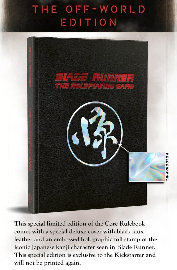 Blade Runner deluxe edition RPG