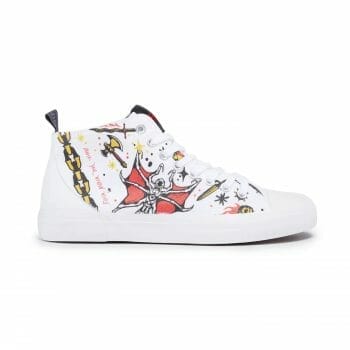 Akedo x Stranger Things White Signature High Tops 