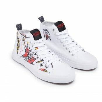 Akedo x Stranger Things White Signature High Tops