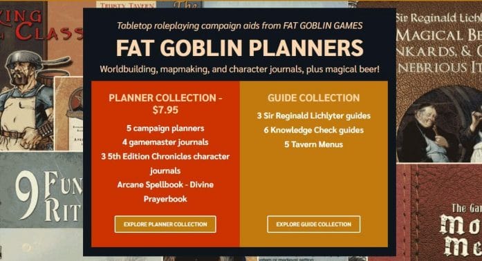 Fat Goblin Planners
