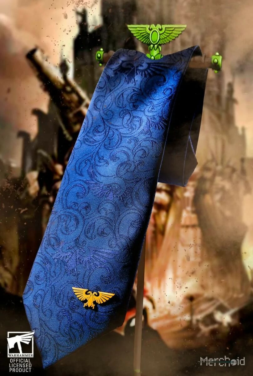 Warhammer 40K ties and pin badges