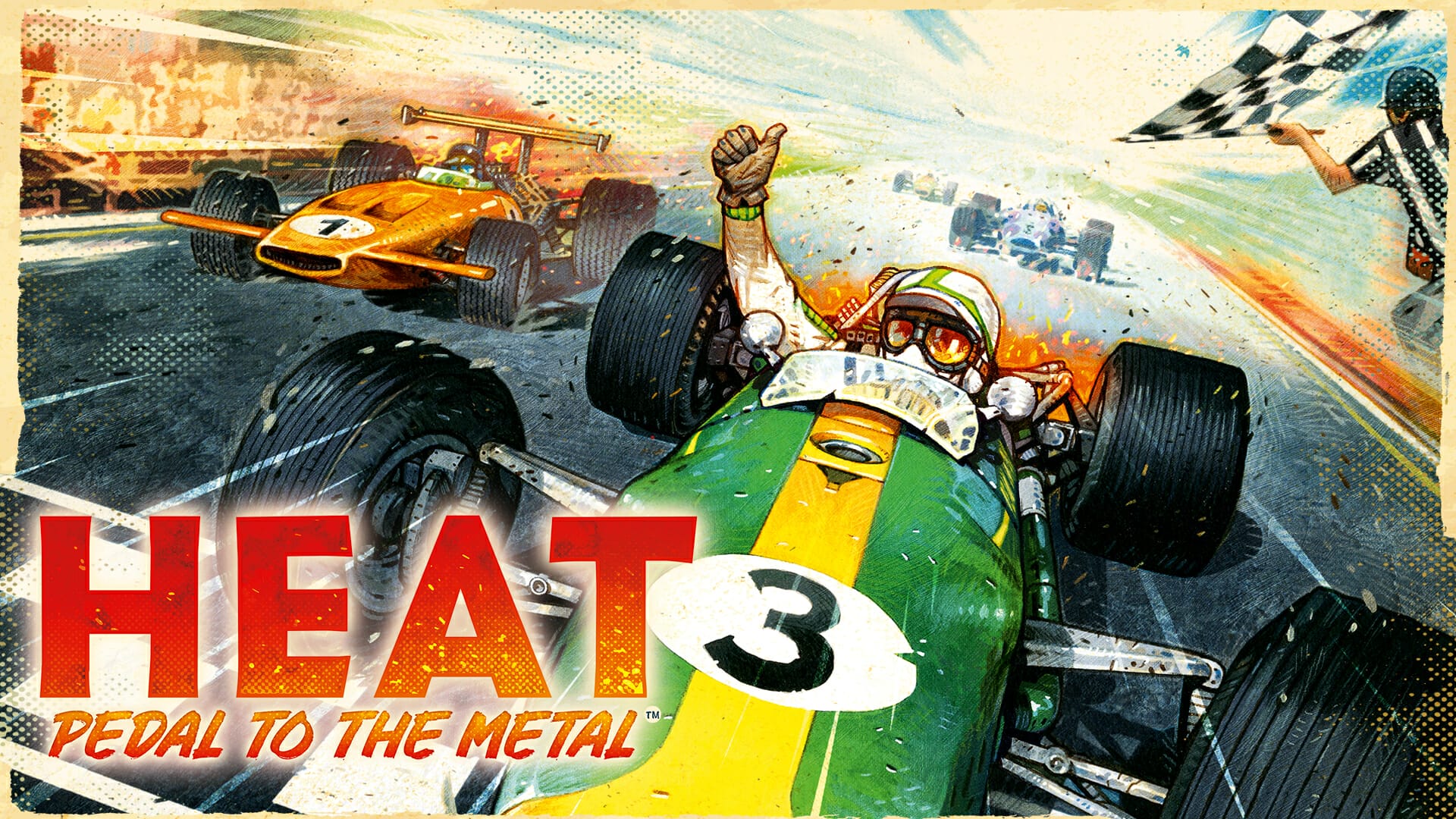 Heat: Pedal to the Metal is a race car board game