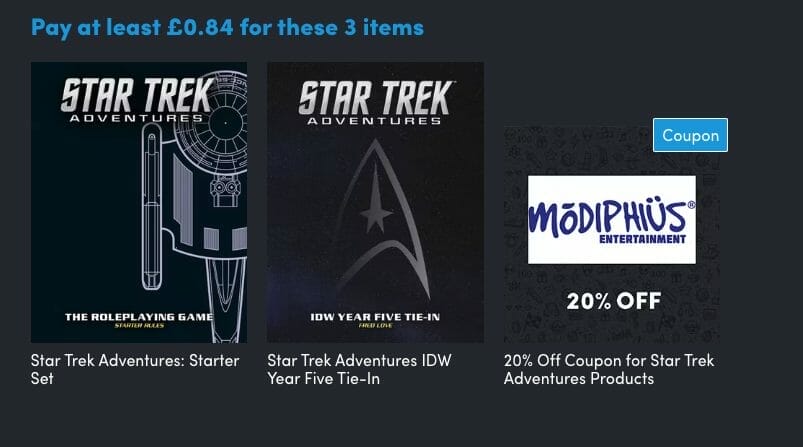 Star Trek Adventures tabletop RPG