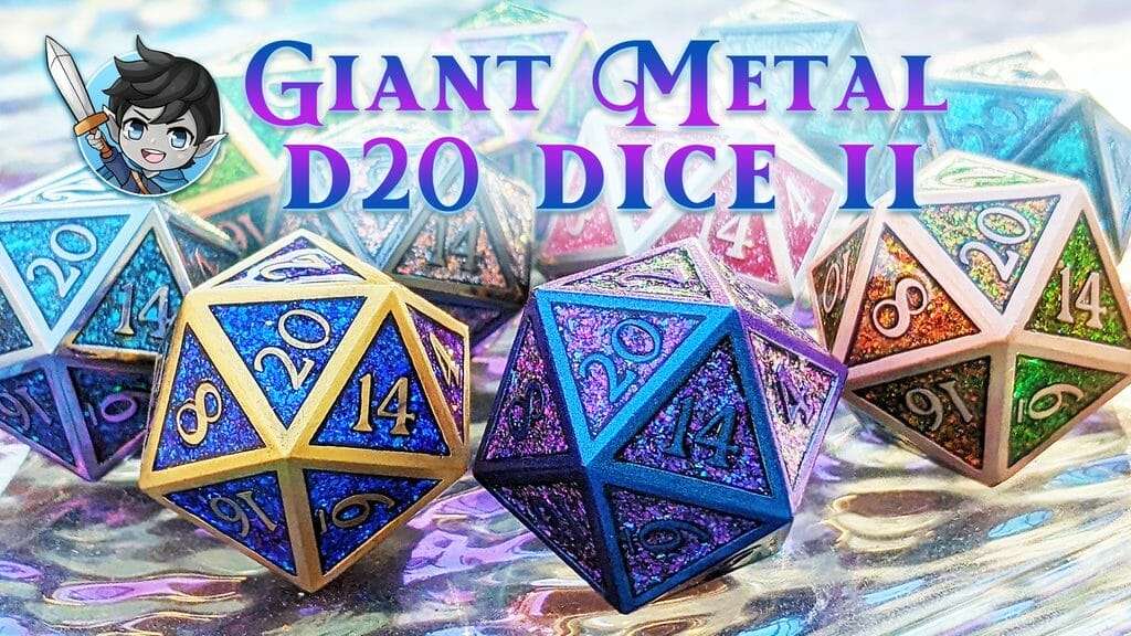 Giant Metal d20