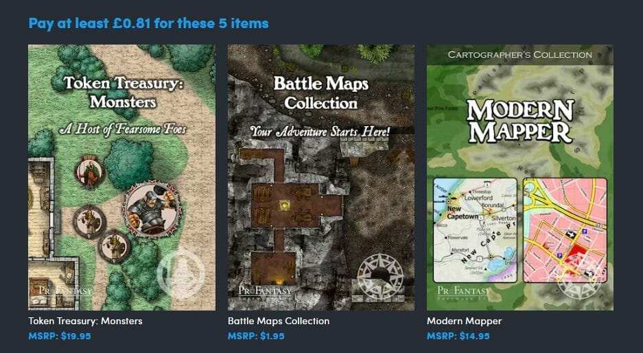 Maps Spectacular - £0.81 tier