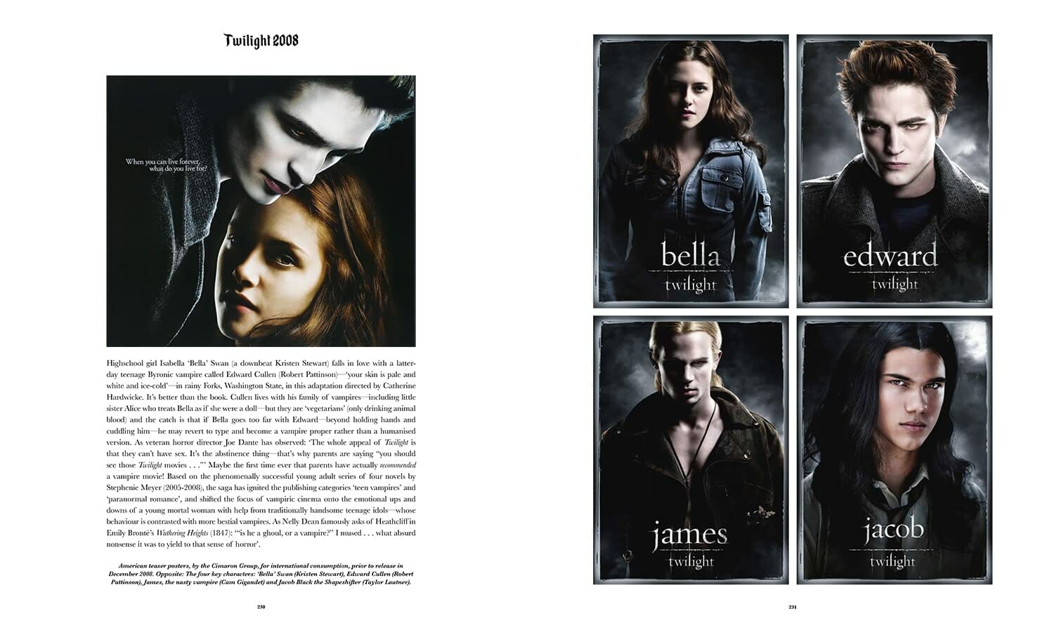 Vampire Cinema - The First One Hundred Years layout preview - twilight