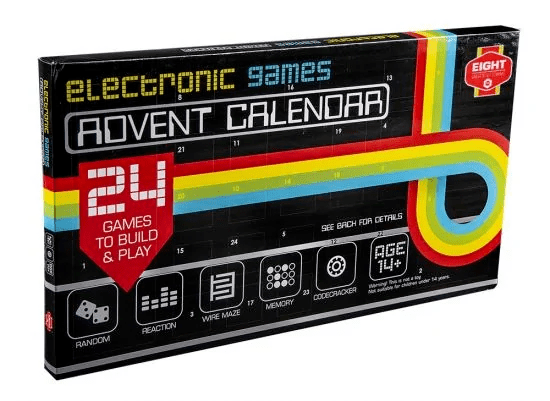 Retro electronic games advent calendar