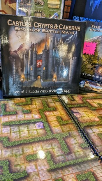 Sneak Peek: Castles, Crypts & Caverns - Books of Battle Mats