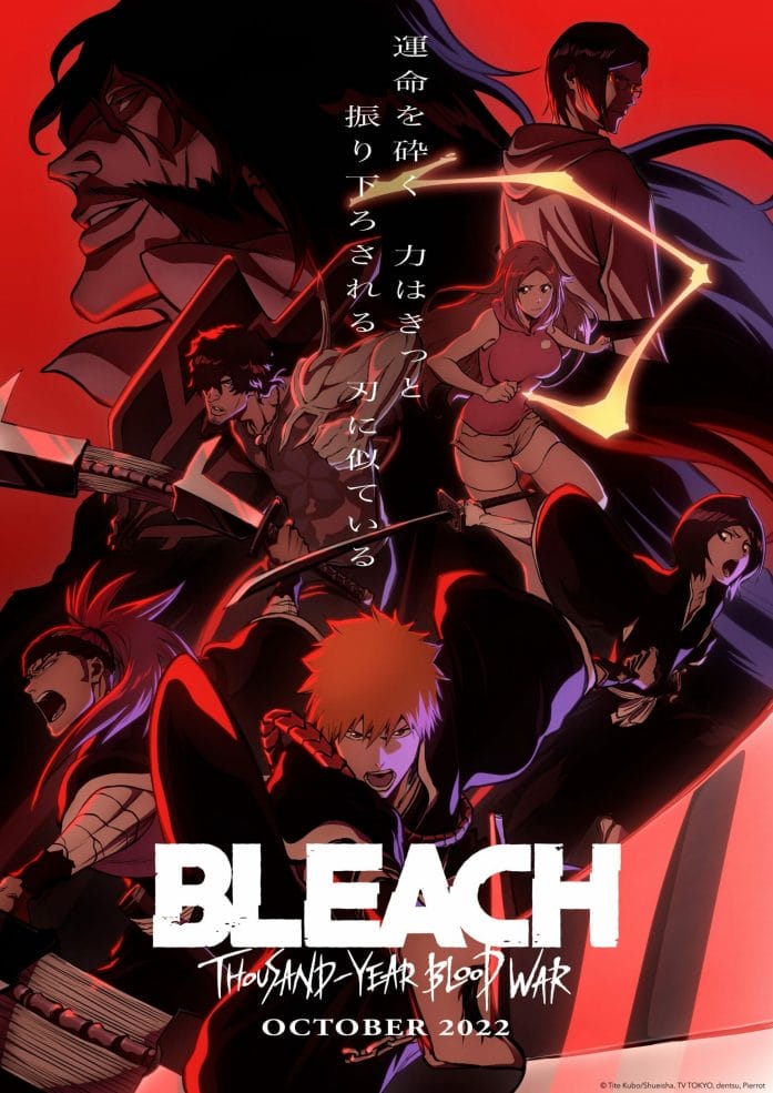 Bleach: The Thousand-Year Blood War begins on October 10th poster