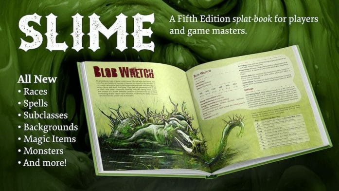 Slime: SkeletonKey Games art sample and contents summary