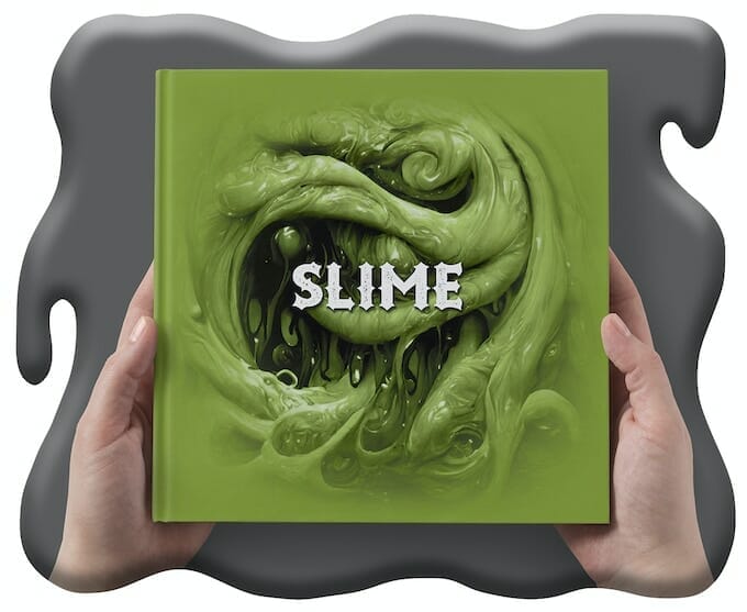 Slime cover - shows a swirl of slime and the word "slime"