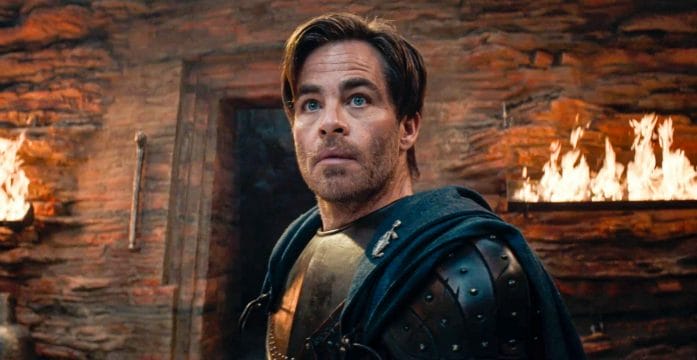 Chris Pine in the D&D movie